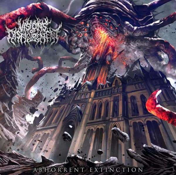 Visions Of Disfigurement – Abhorrent Extinction CD jewel case + стикер — CD