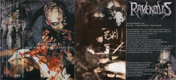 The Ravenous – Assembled In Blasphemy — Кассеты