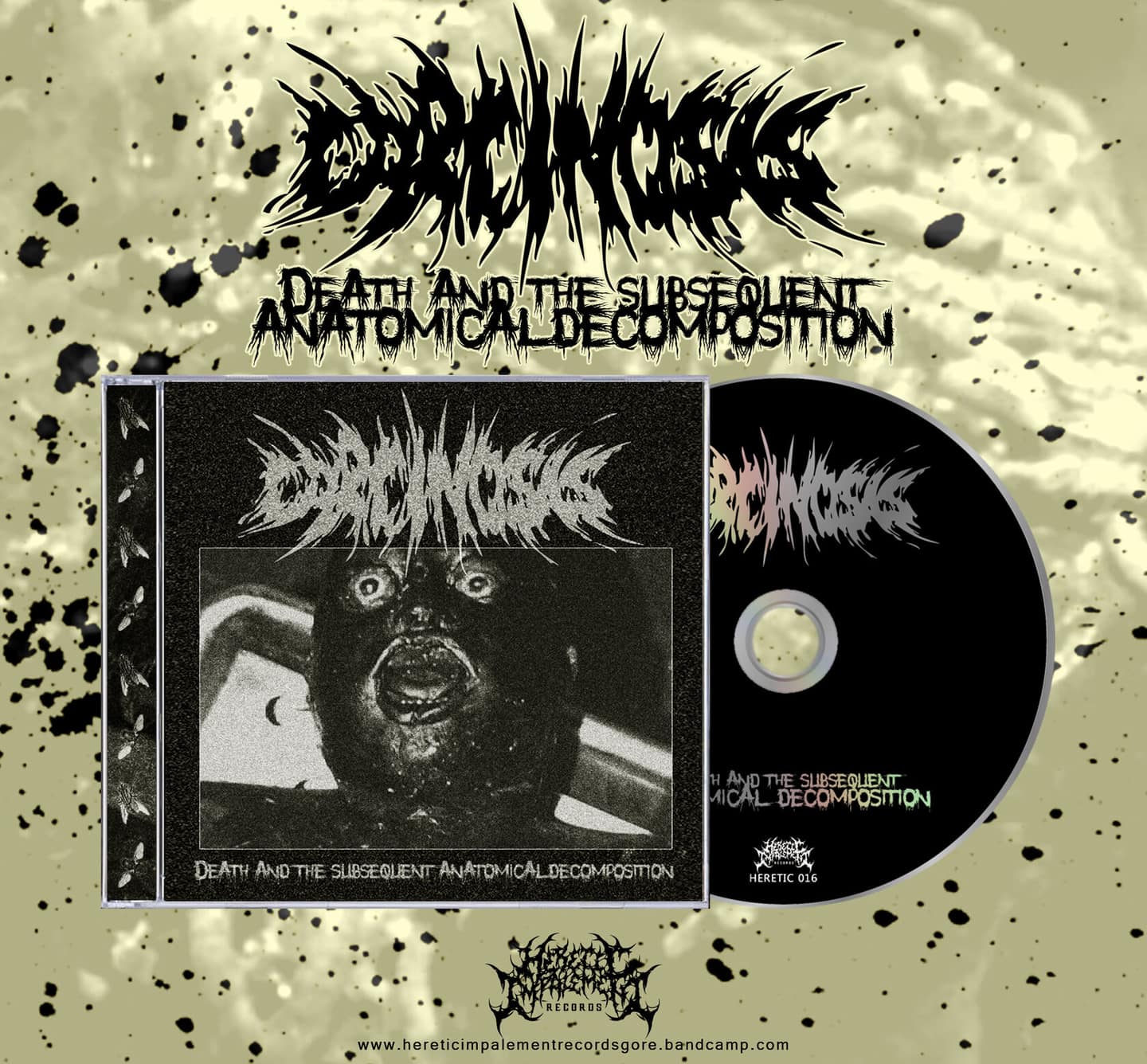 Carcinosis - Death and the subsequnt anatomical decomposition CD jewel — Музыка