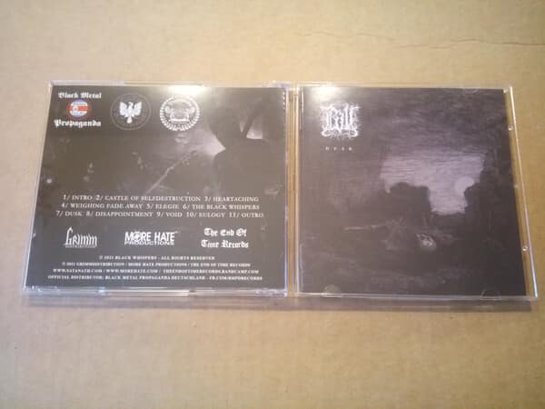 Black Whispers – Dusk — CD
