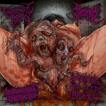 CANNIBALISTIC INFANCY/ INTERMINABLE CORRUPTIONS/ MYOCARDIAL INFARCTION split — Музыка