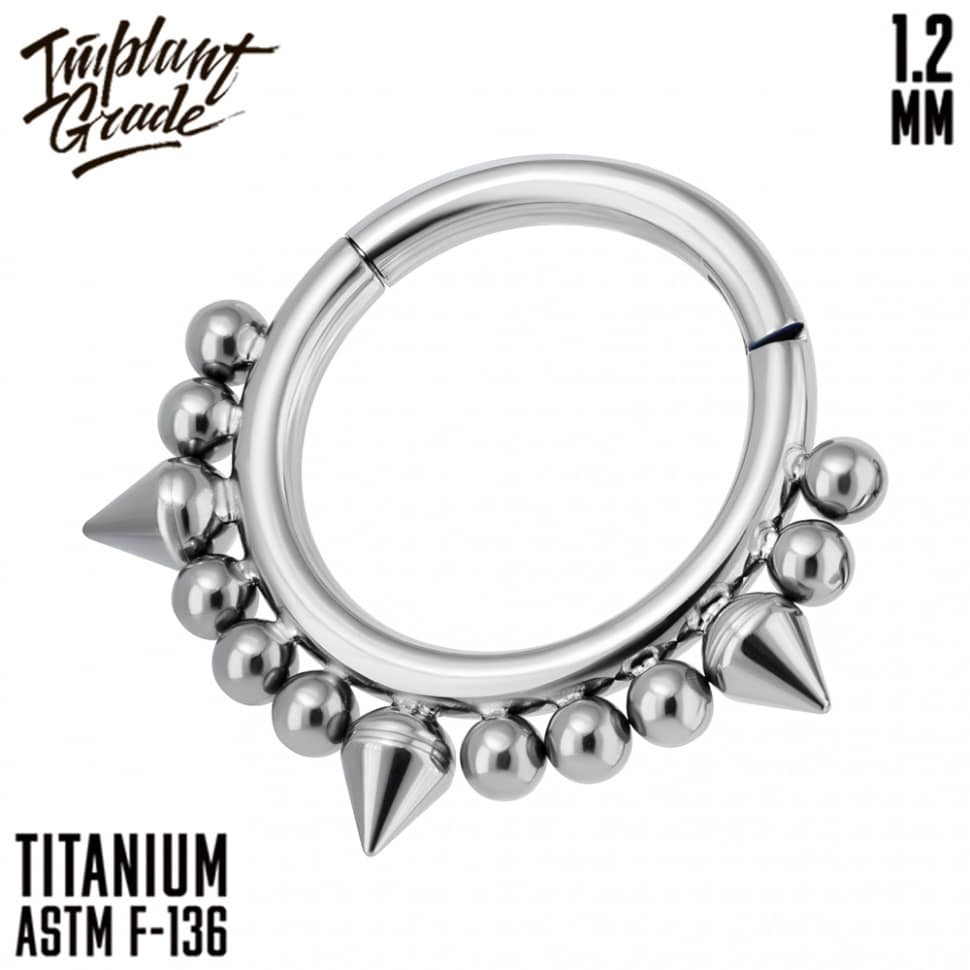 КОЛЬЦО-КЛИКЕР THORN IMPLANT GRADE 1.2 ММ ТИТАН — Кольцо