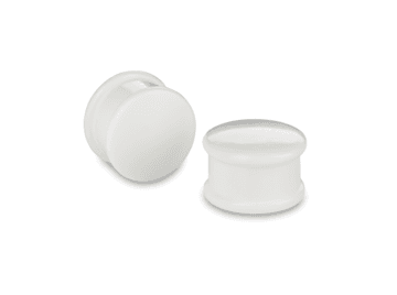 Плаги белый PTFE — Пирсинг