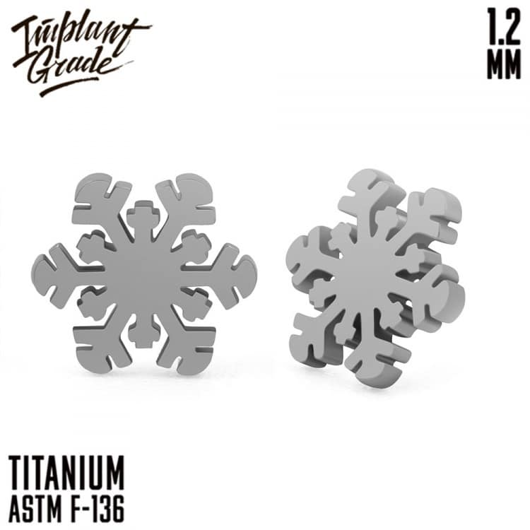 Накрутка D snowflake Implant Grade 1.2 мм титан — Накрутка внутр. резьба
