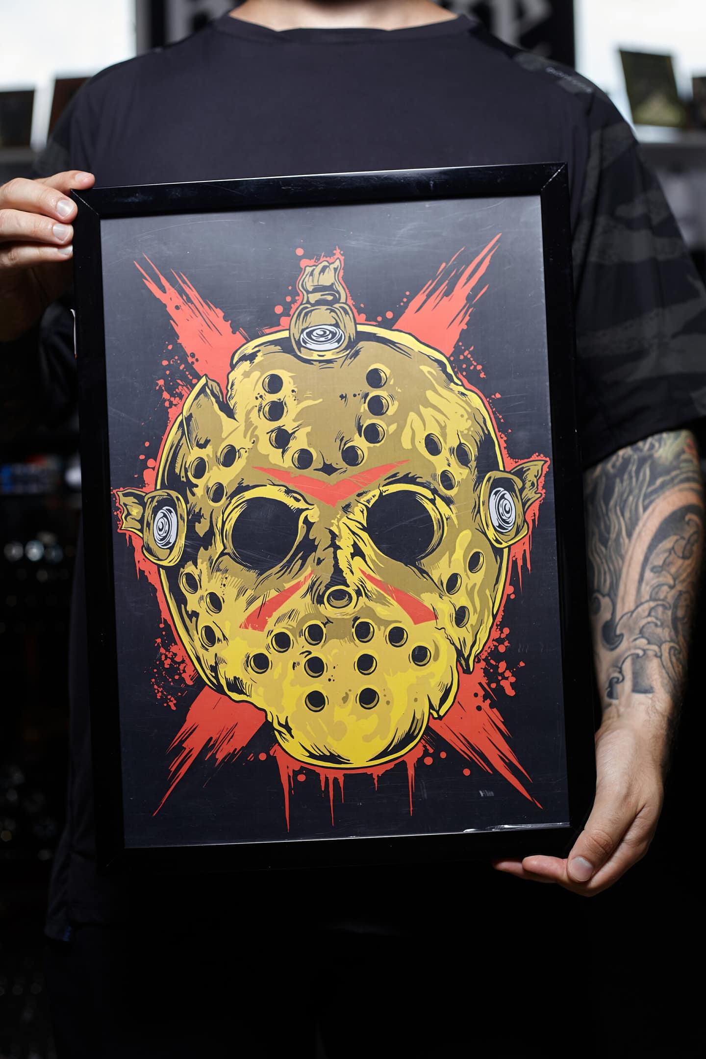 Постер в рамке Jason Mask — Постеры
