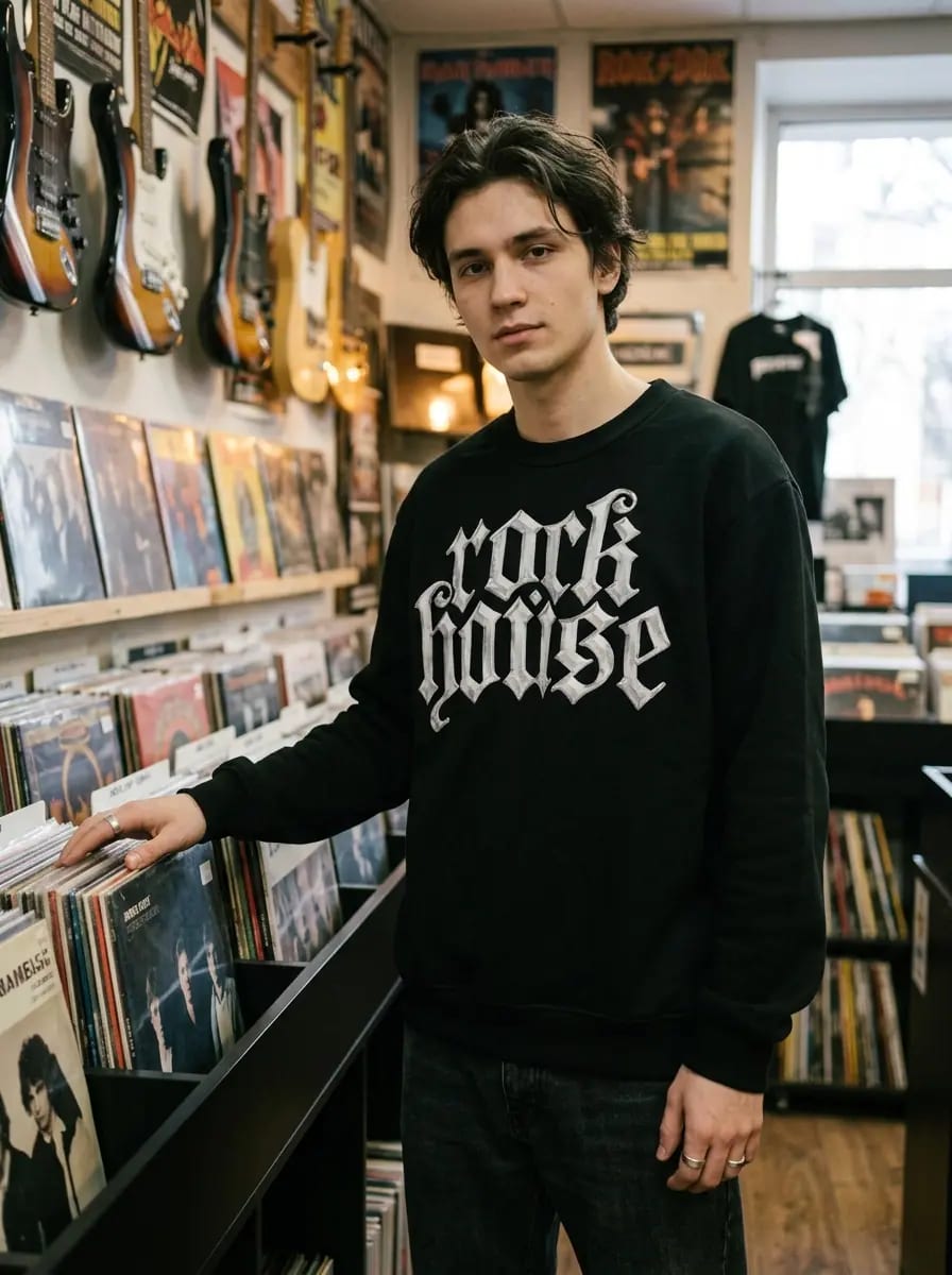 Свитшот Rock House - Logo Metallic — фото товара