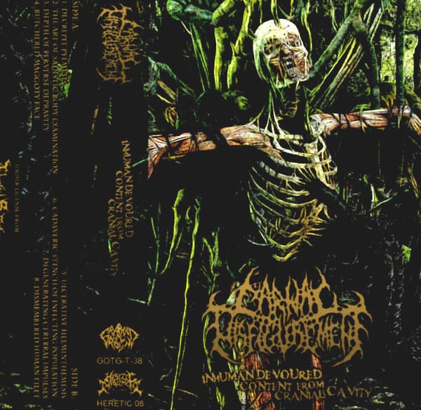 Carnal Disfigurement – Inhuman Devoured Content from Cranial Cavity — фото товара
