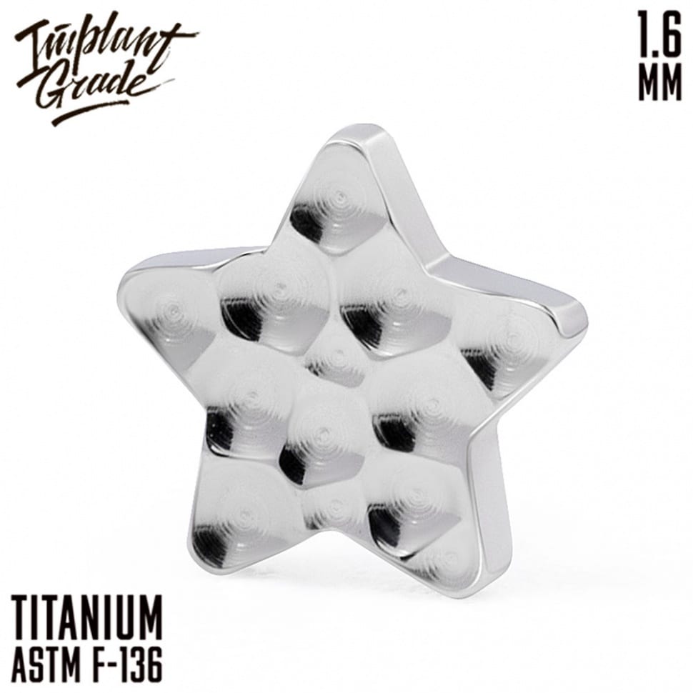 НАКРУТКА INCUSED STAR IMPLANT GRADE 1.6 ММ ТИТАН — фото товара