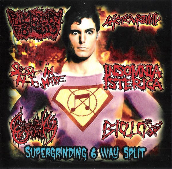 Pulmonary Fibrosis / Lactovaginal / Insomnia Isterica / Biotox / Sposa In Alto Mare / Genital Orgasm – Supergrinding 6 Way Split — фото товара