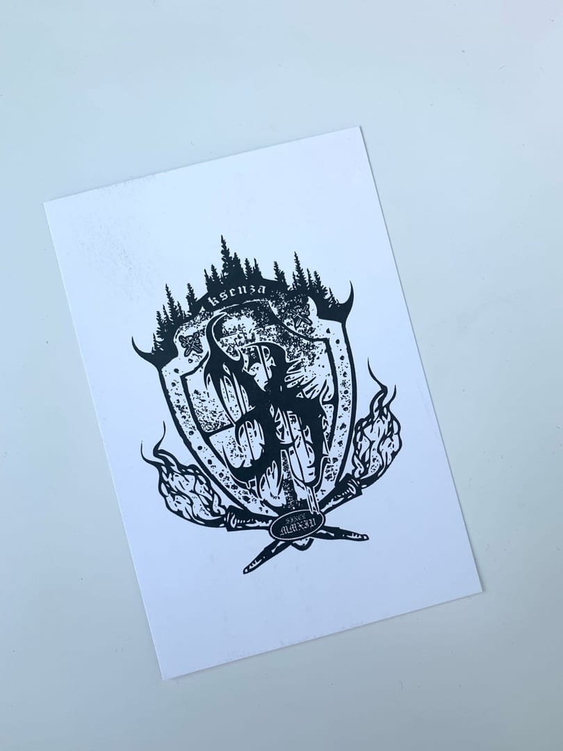 Почтовая карточка Ksenza Records — фото товара