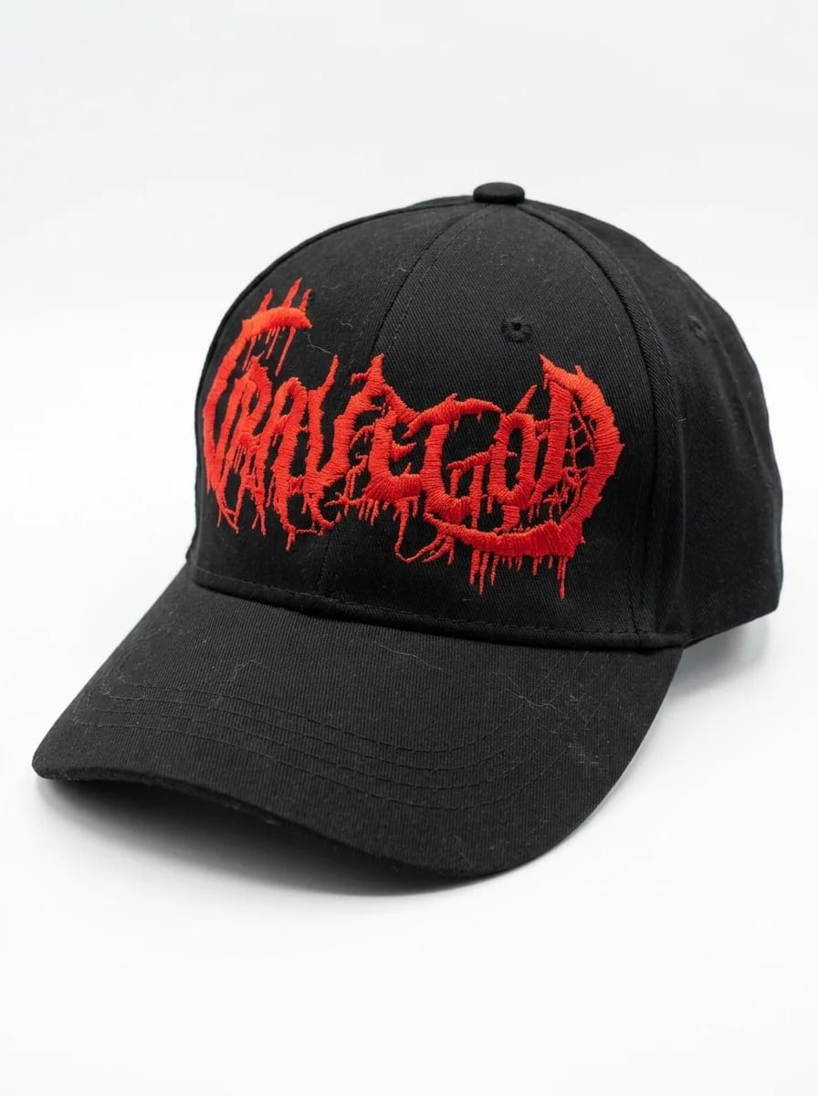 Бейсболка Gravegod - Logo (вышивка) — фото товара