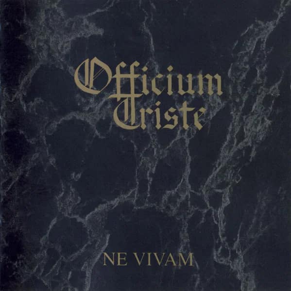 Officium Triste – Ne Vivam CD jewel case — CD