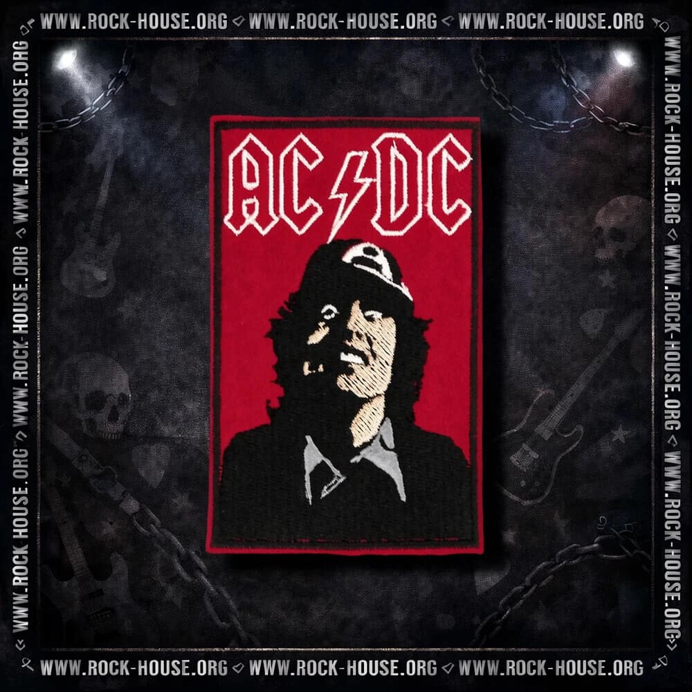 Нашивка AC/DC - красная — Нашивки