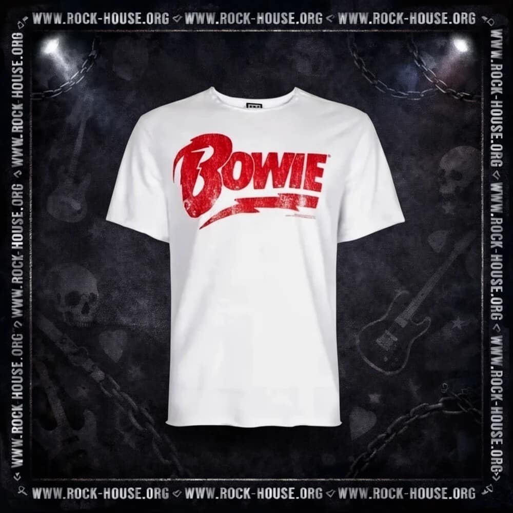 Футболка Bowie с красным логотипом — Футболки