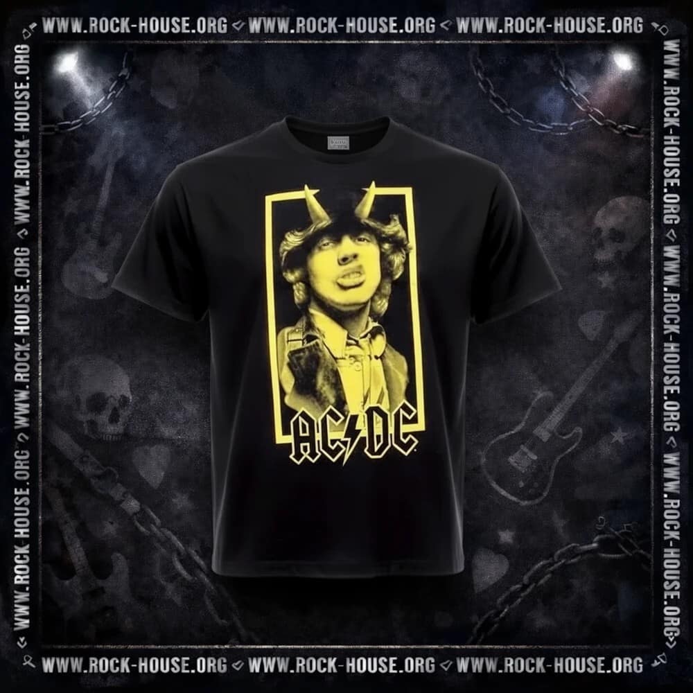 Футболка AC/DC Angus Young | портрет — Футболки