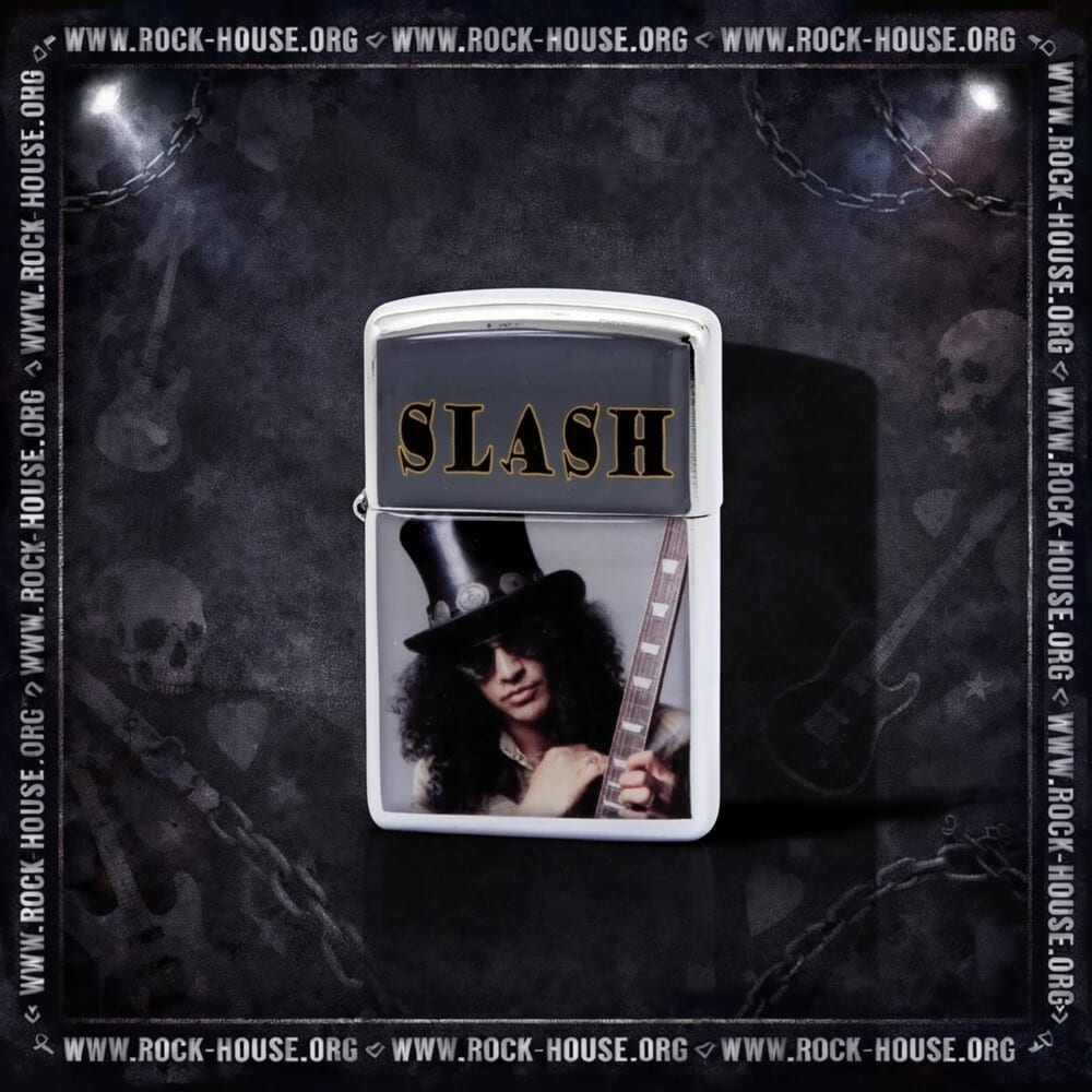 Зажигалка сувенирная Slash | серая — фото товара