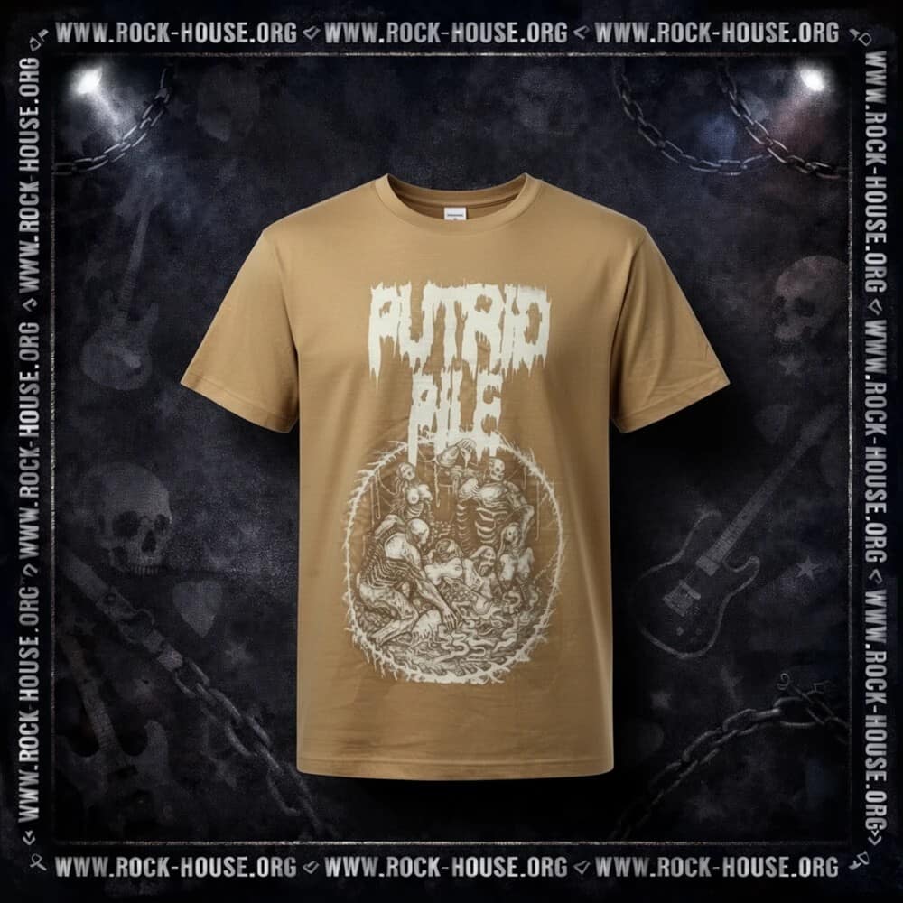 Футболка Putrid Pile | бежевая — Футболки