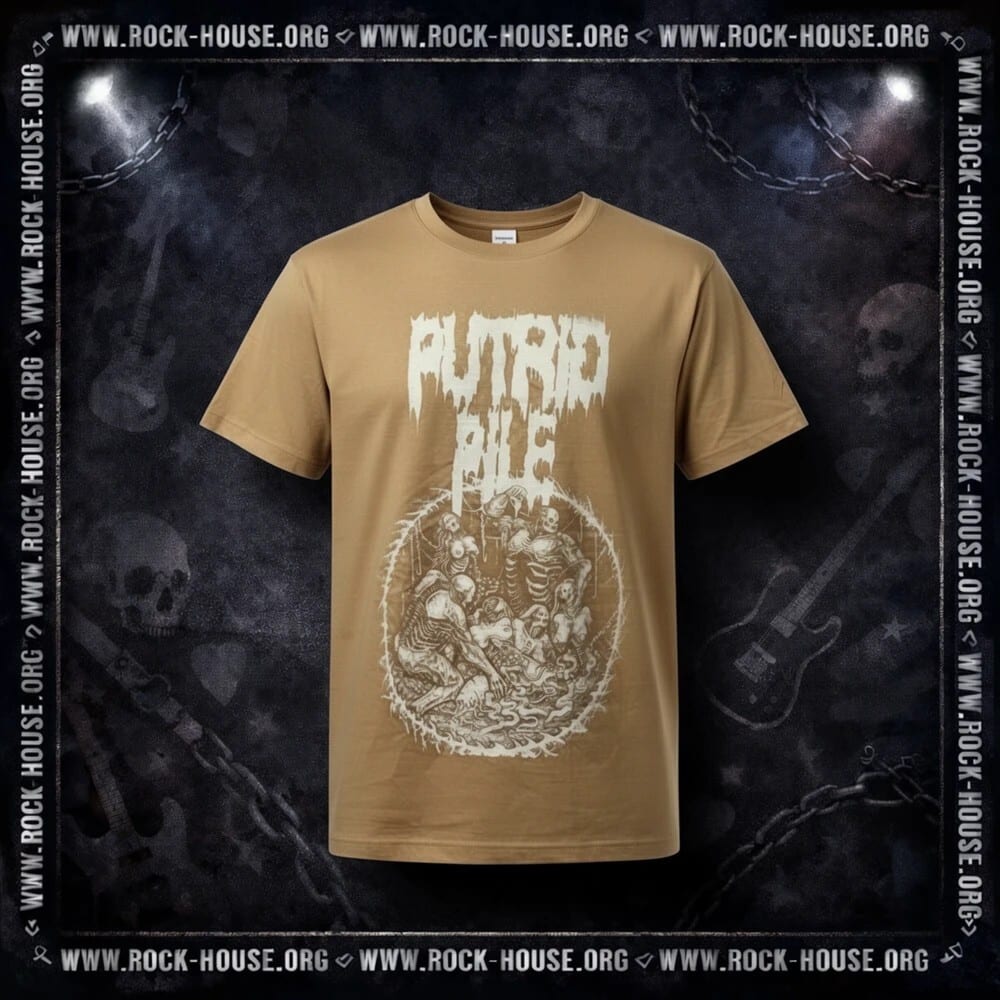 Футболка Putrid Pile | бежевая — фото товара