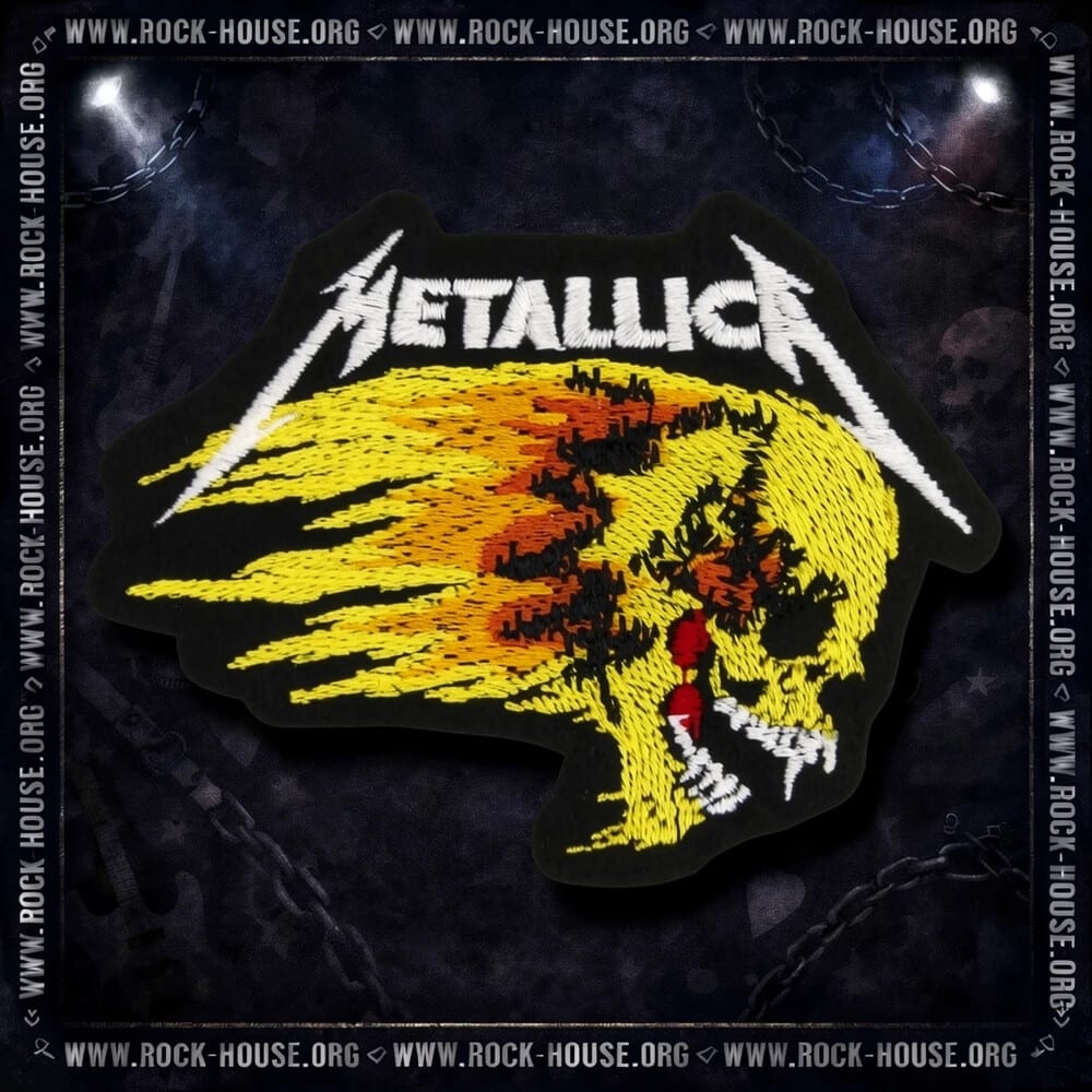 Нашивка Metallica - Череп в огне — фото товара