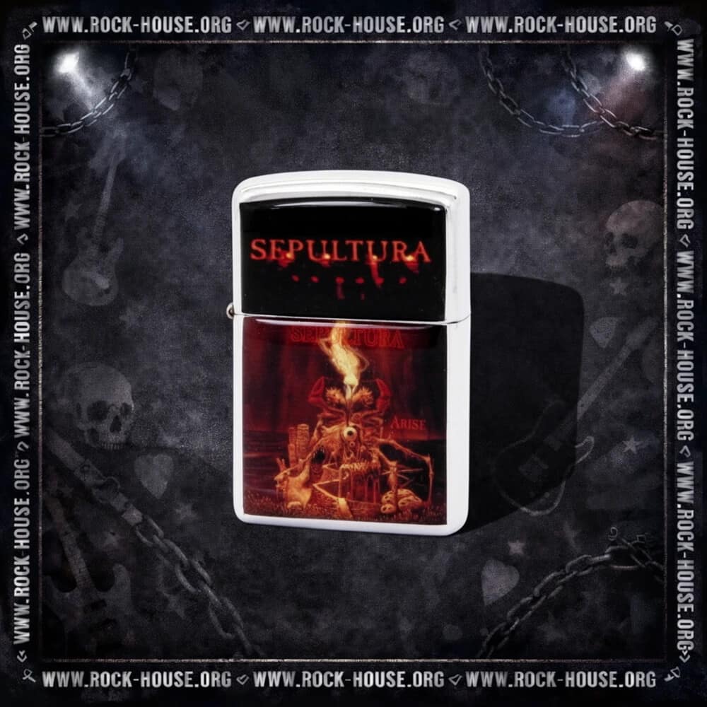 Зажигалка сувенирная Sepultura - Arise — Зажигалки
