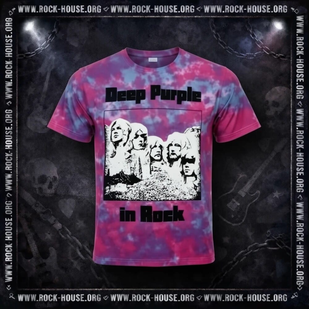 Футболка Deep Purple In Rock | тай-дай — фото товара