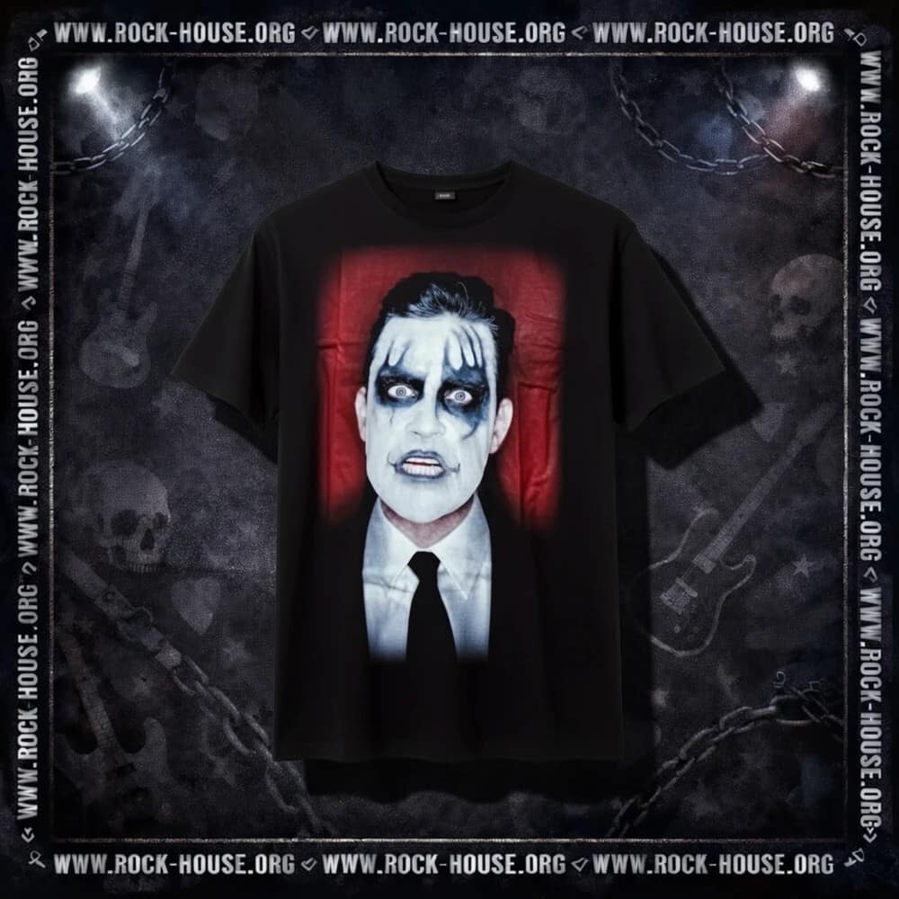 Футболка Robbie Williams RW Black Metal Face — Футболки