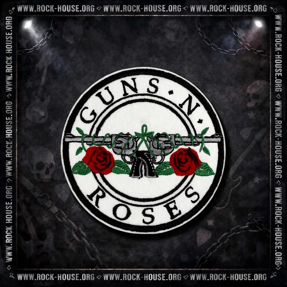 Нашивка Guns n Roses | Логотип круглый — Нашивки