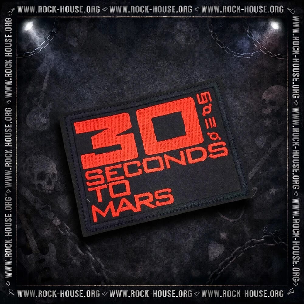 Нашивка 30 Seconds to mars с логотипом — фото товара