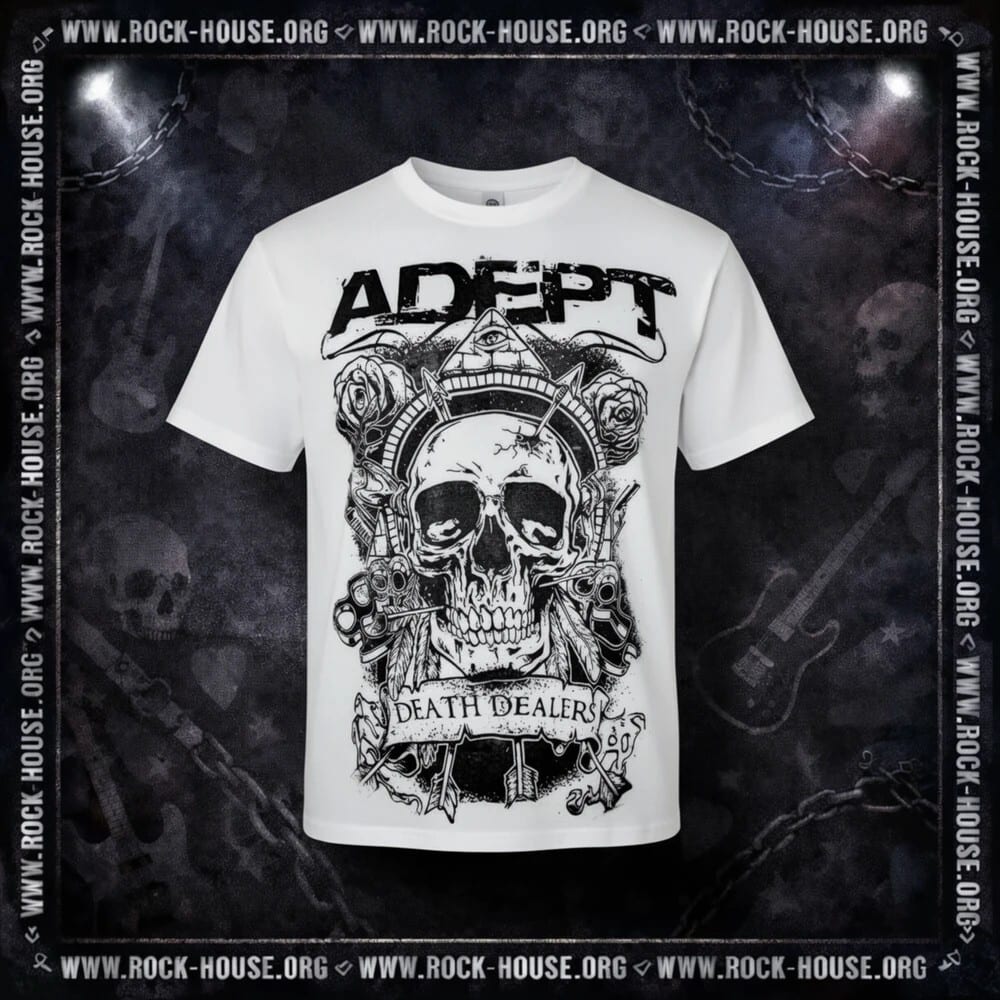 Футболка Adept Death Dealers White Vintage — фото товара