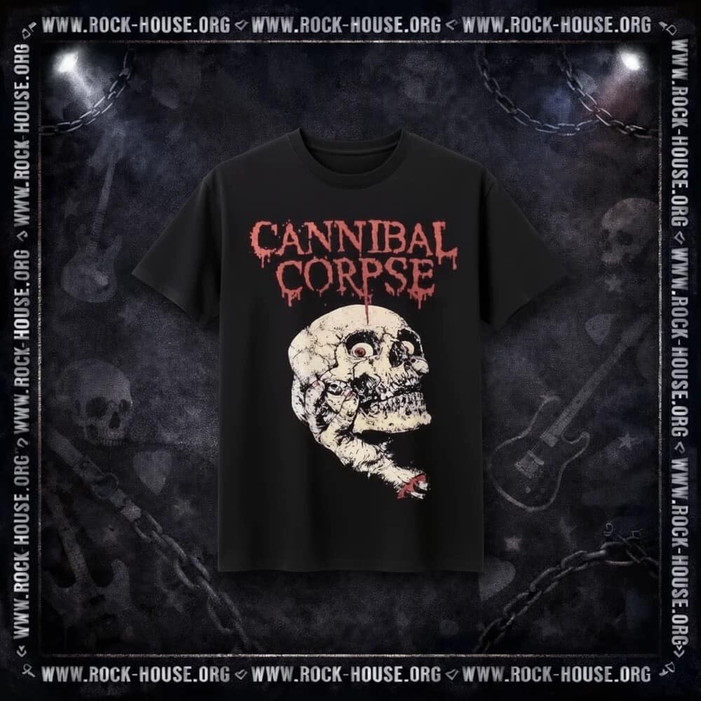 Футболка Cannibal Corpse - Skull Alive — Футболки