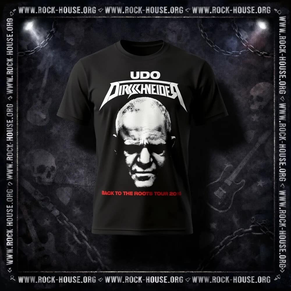 Футболка U.D.O. DIRKSCHNEIDER - Back To The Roots World Tour 2016 — Футболки