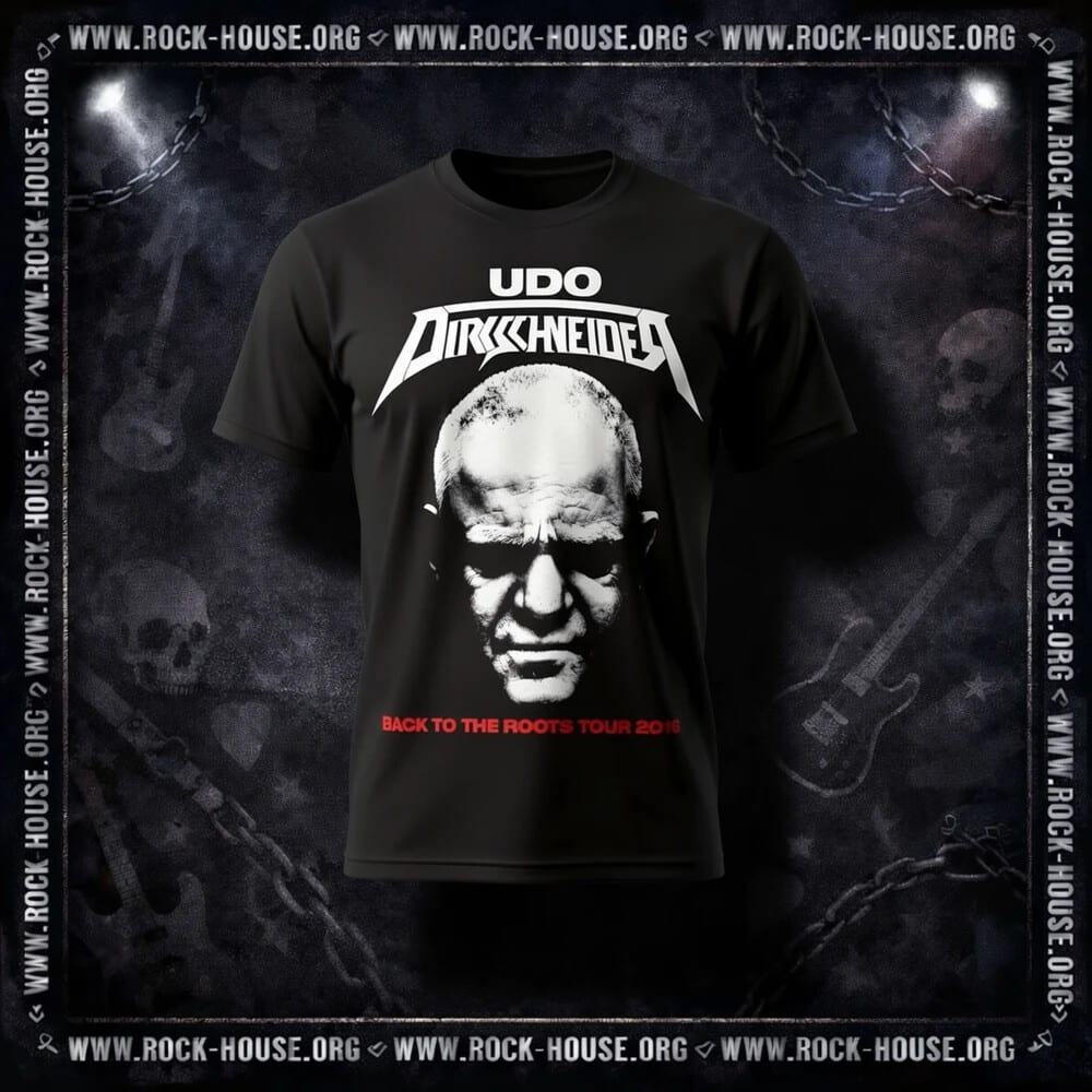 Футболка U.D.O. DIRKSCHNEIDER - Back To The Roots World Tour 2016 — фото товара