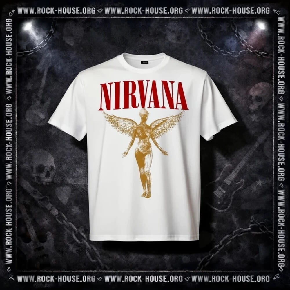 Футболка Nirvana In Utero | белая — фото товара