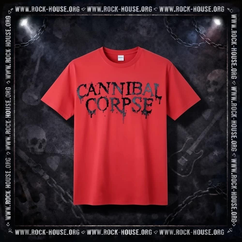 Футболка Cannibal Corpse | красная — Футболки