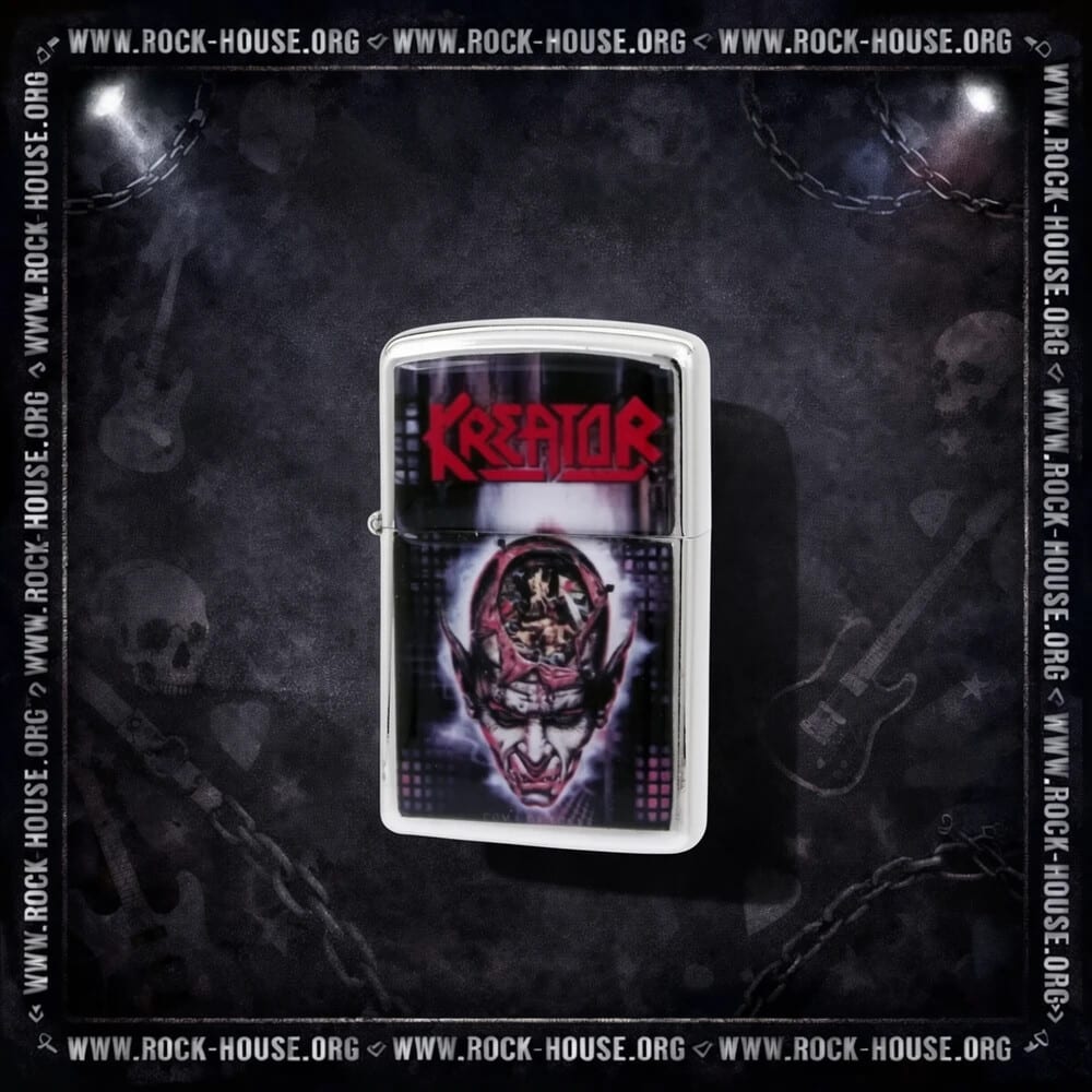 Зажигалка сувенирная Kreator Coma of Souls — фото товара