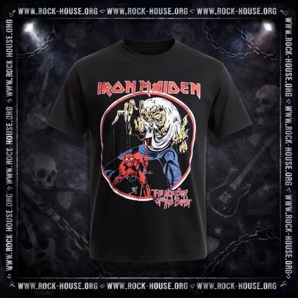 Футболка Iron Maiden The Number of the Beast — фото товара