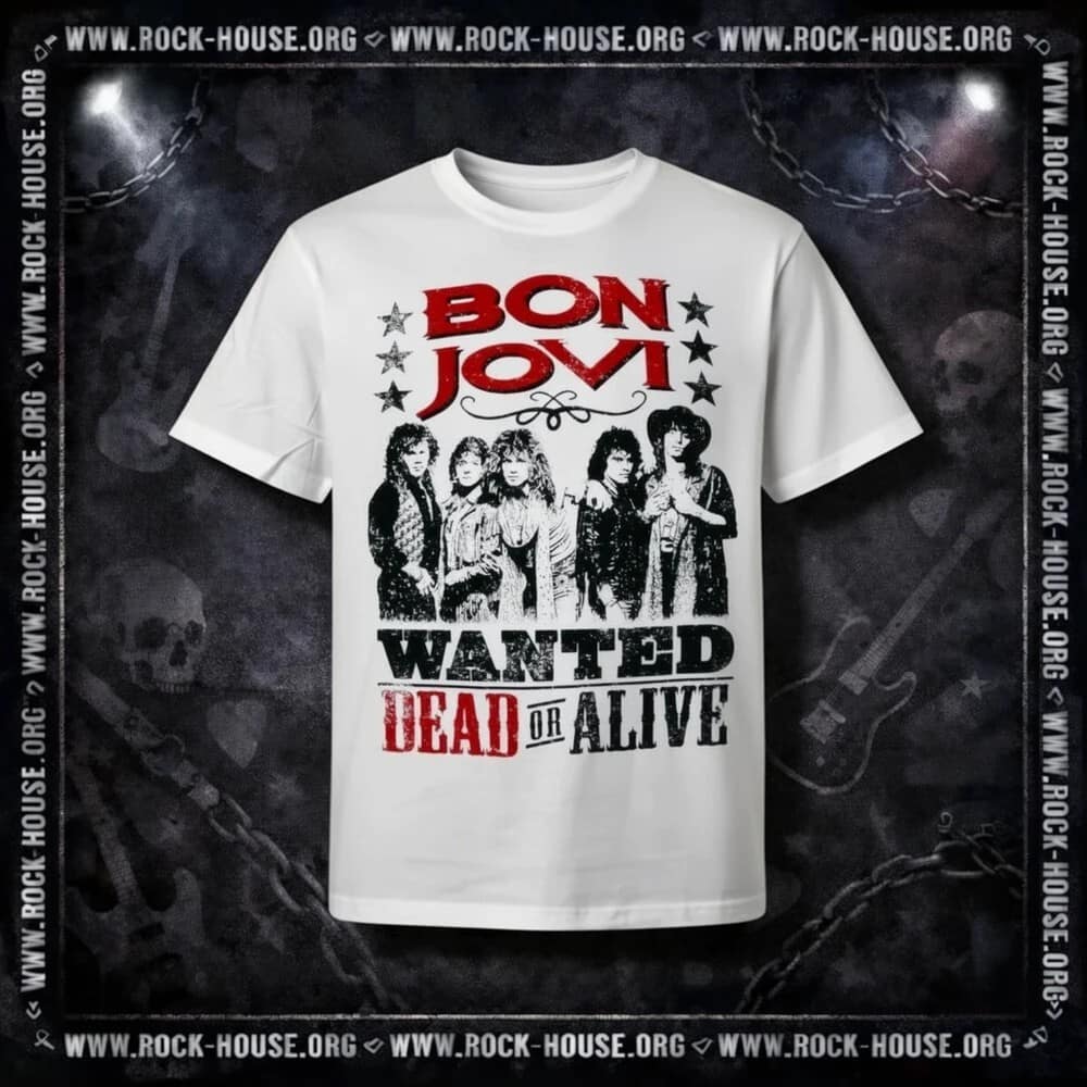 Футболка Bon Jovi - Wanted Dead Or Alive — Футболки