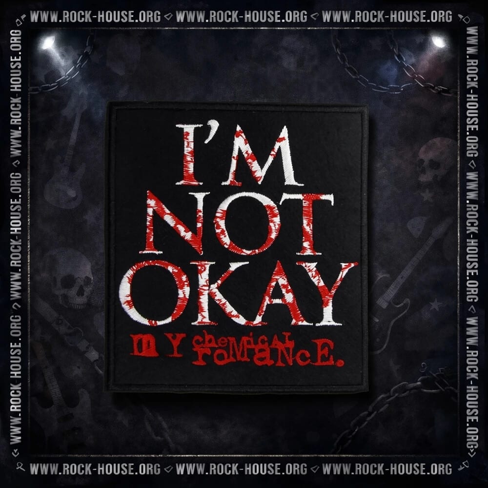 Нашивка My Chemical Romance - iam not ok — фото товара