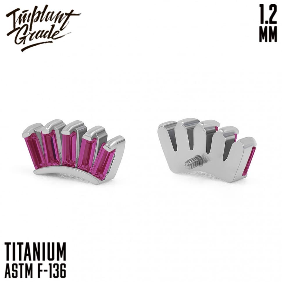 Накрутка 5K Iva Ruby Implant Grade 1.2 мм титан — Накрутка внутр. резьба