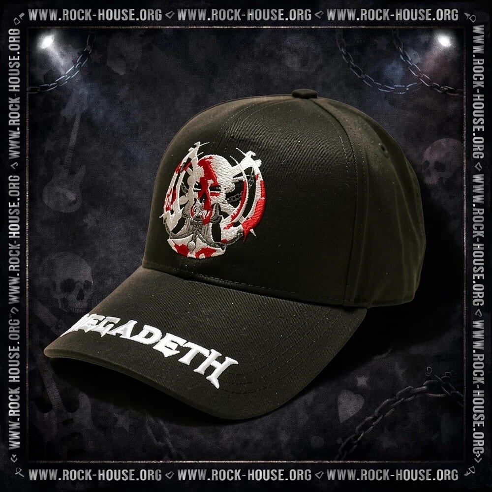 Бейсболка Megadeth | 3D вышивка — фото товара