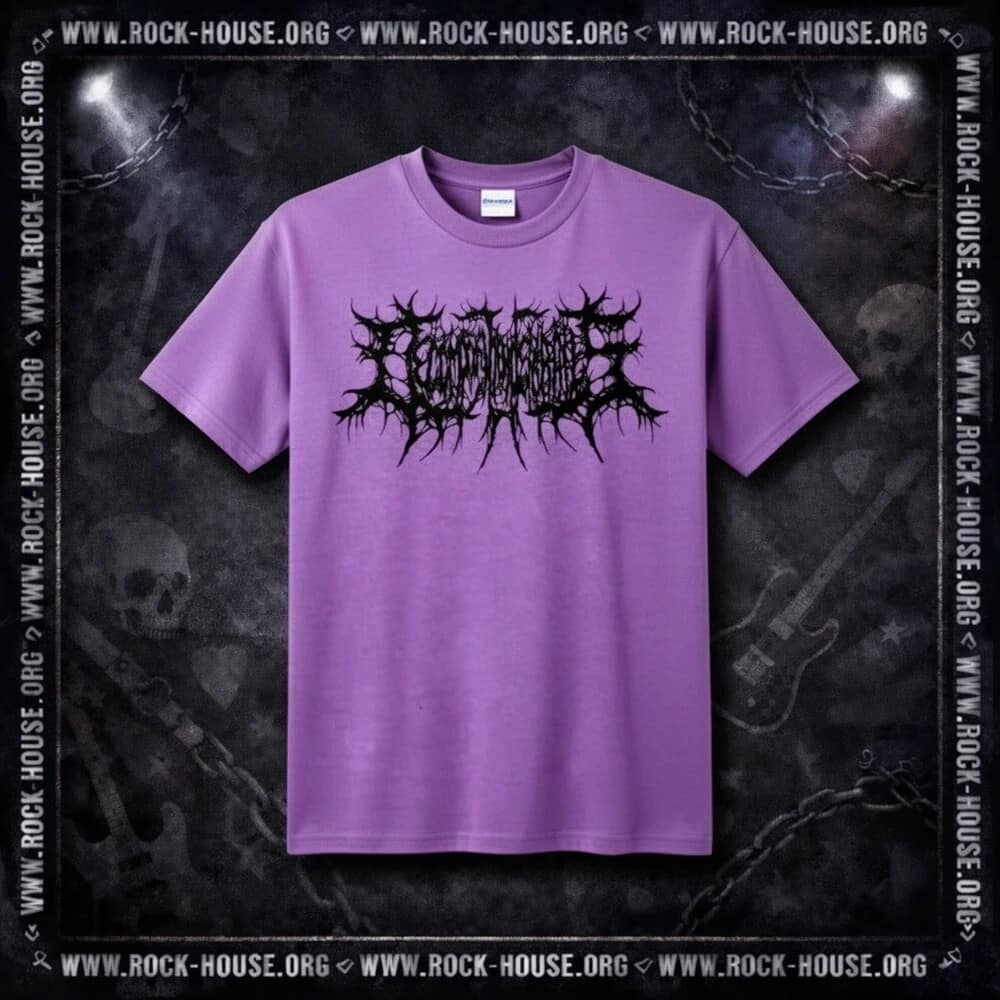 Футболка Decomposition of Entrails | с логотипом | фиолетовая — Футболки
