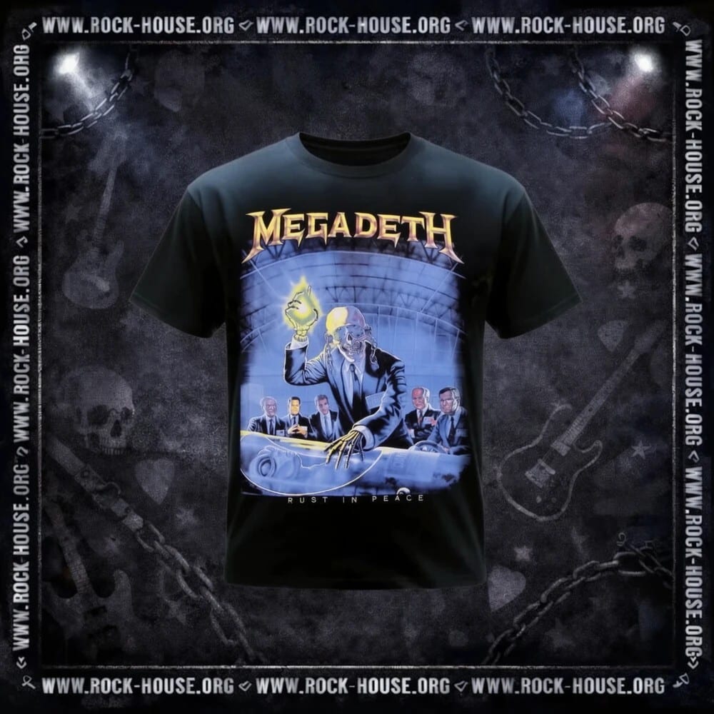 Футболка Megadeth - Rust in Peace — фото товара