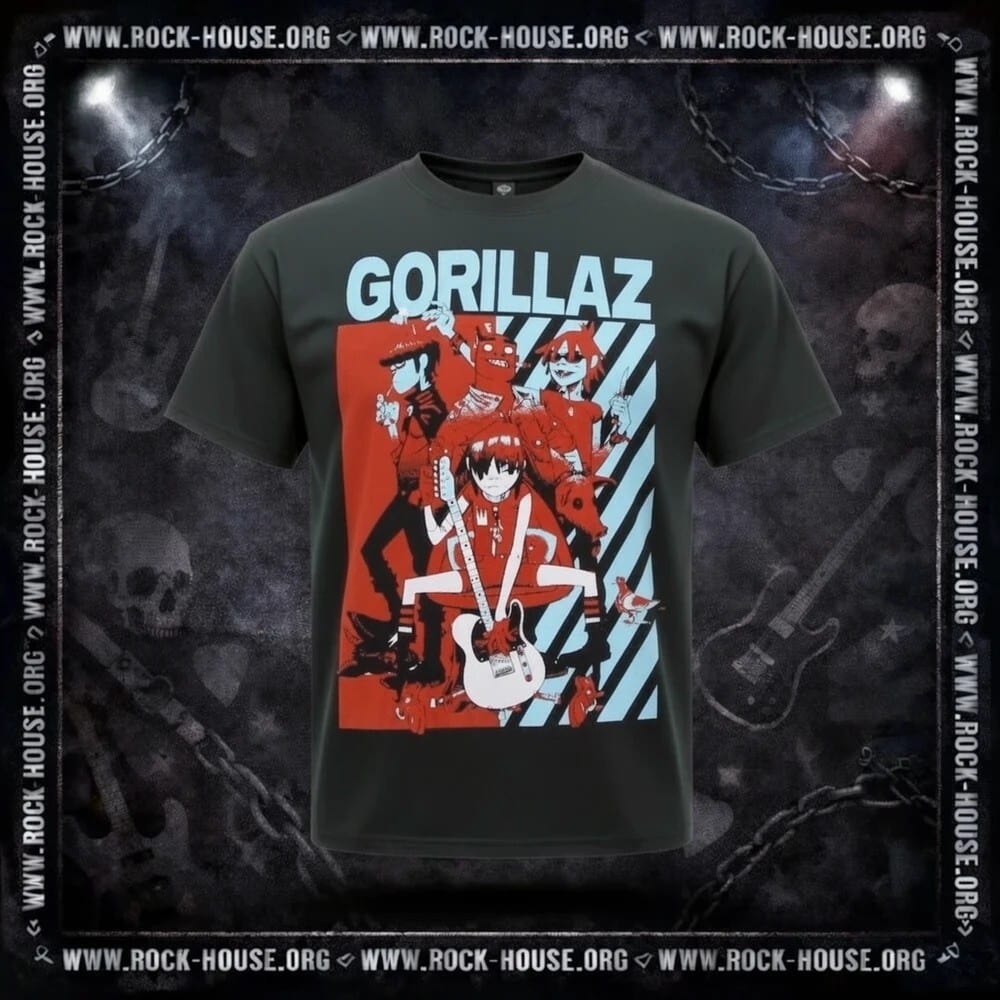Футболка Gorillaz — фото товара