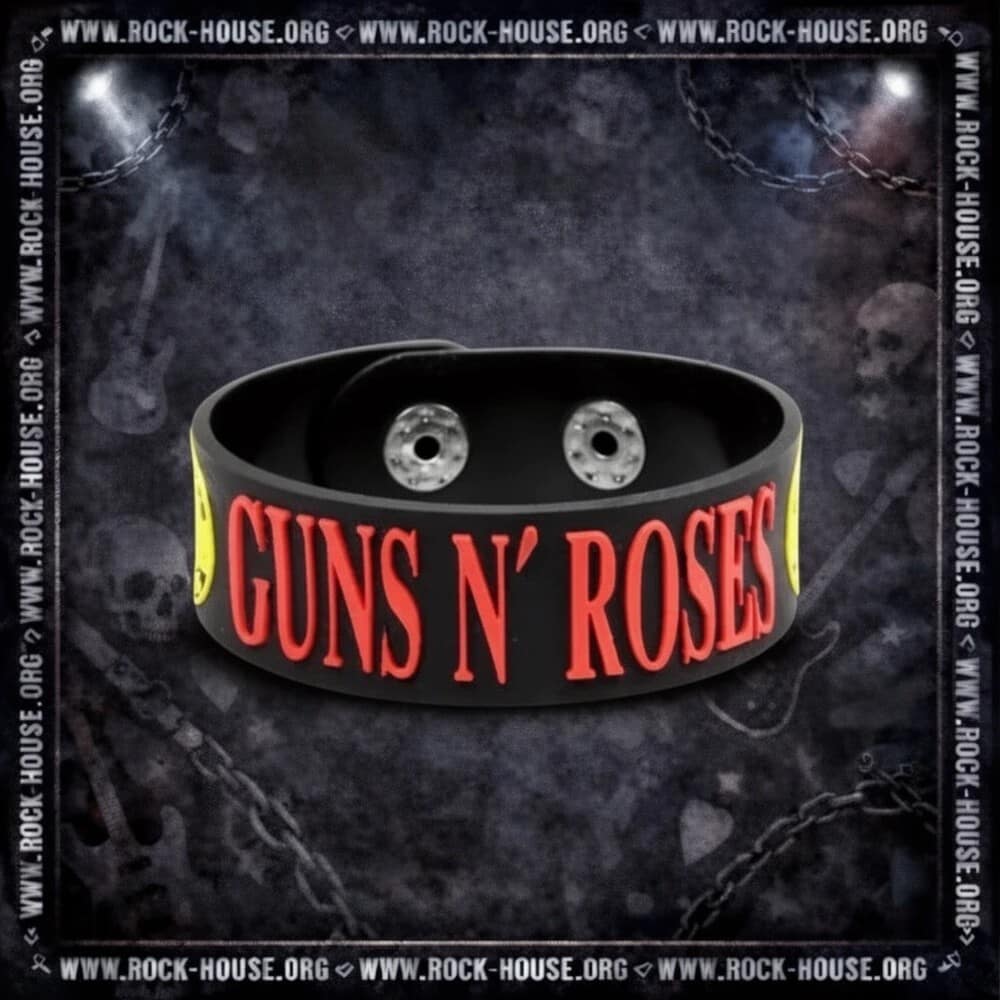 Браслет Guns'n'Roses с логотипом — Браслеты