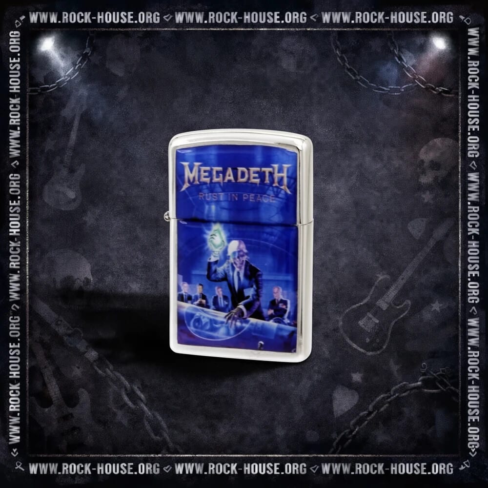Зажигалка сувенирная Megadeth Rust In Peace — фото товара