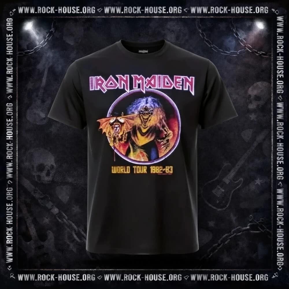 Футболка Iron Maiden | World Tour 1982-83 — Футболки