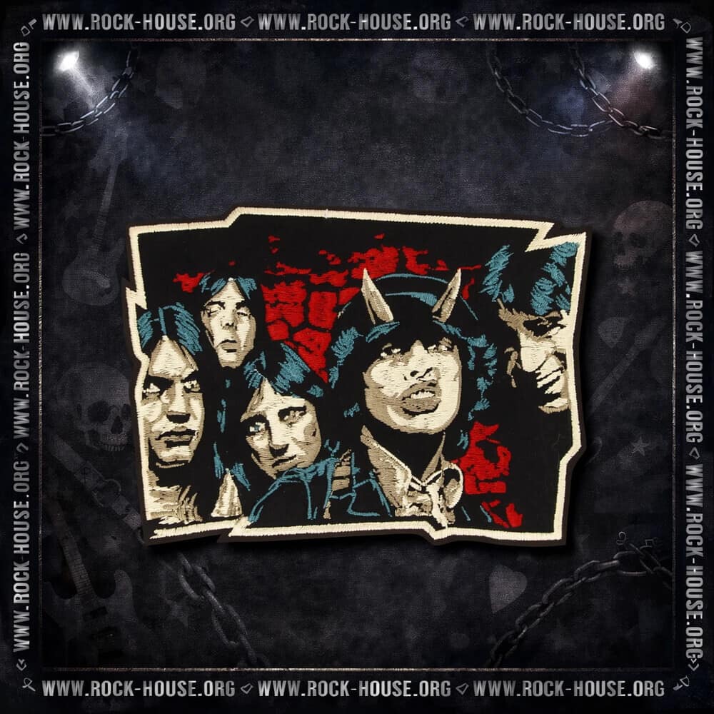Нашивка AC/DC | группа (13х9см) — Нашивки