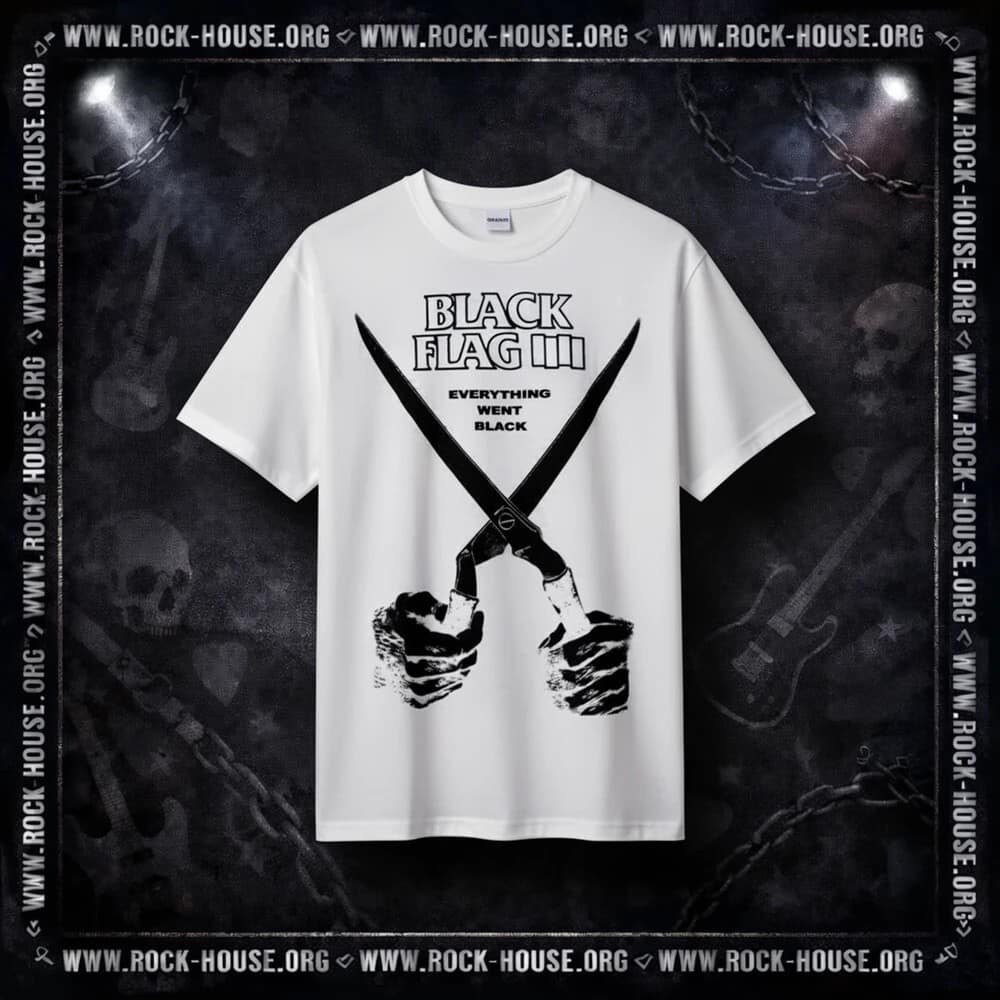 Футболка Black Flag - Everything Went Black | белая — Футболки