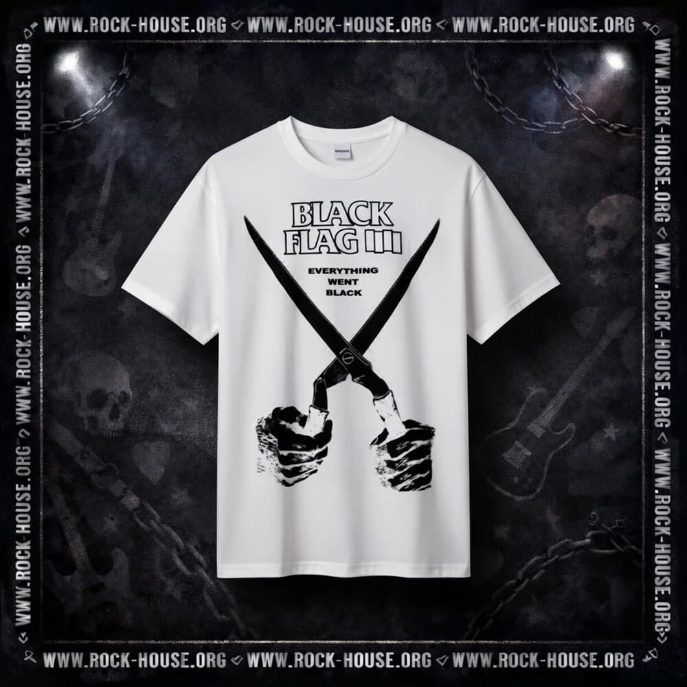 Футболка Black Flag - Everything Went Black | белая — фото товара
