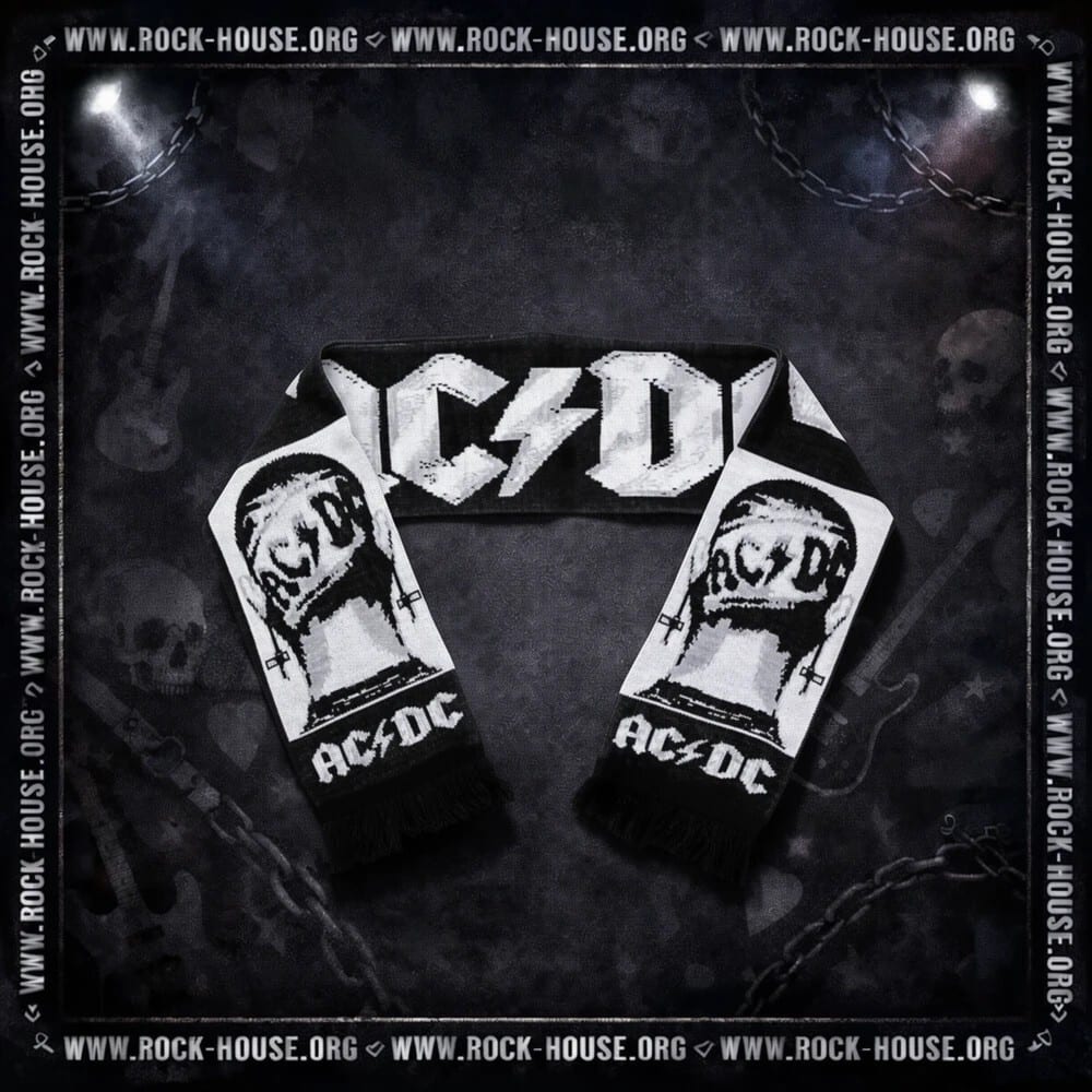 Шарф AC/DC | черный — фото товара